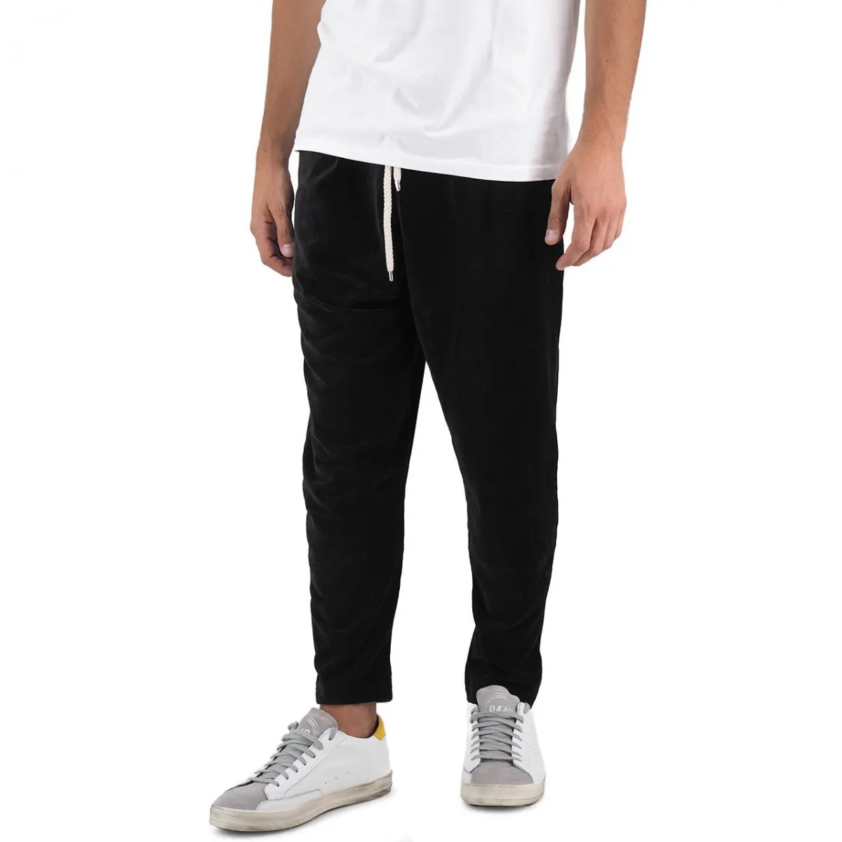 Basic Chenille Pants Nero