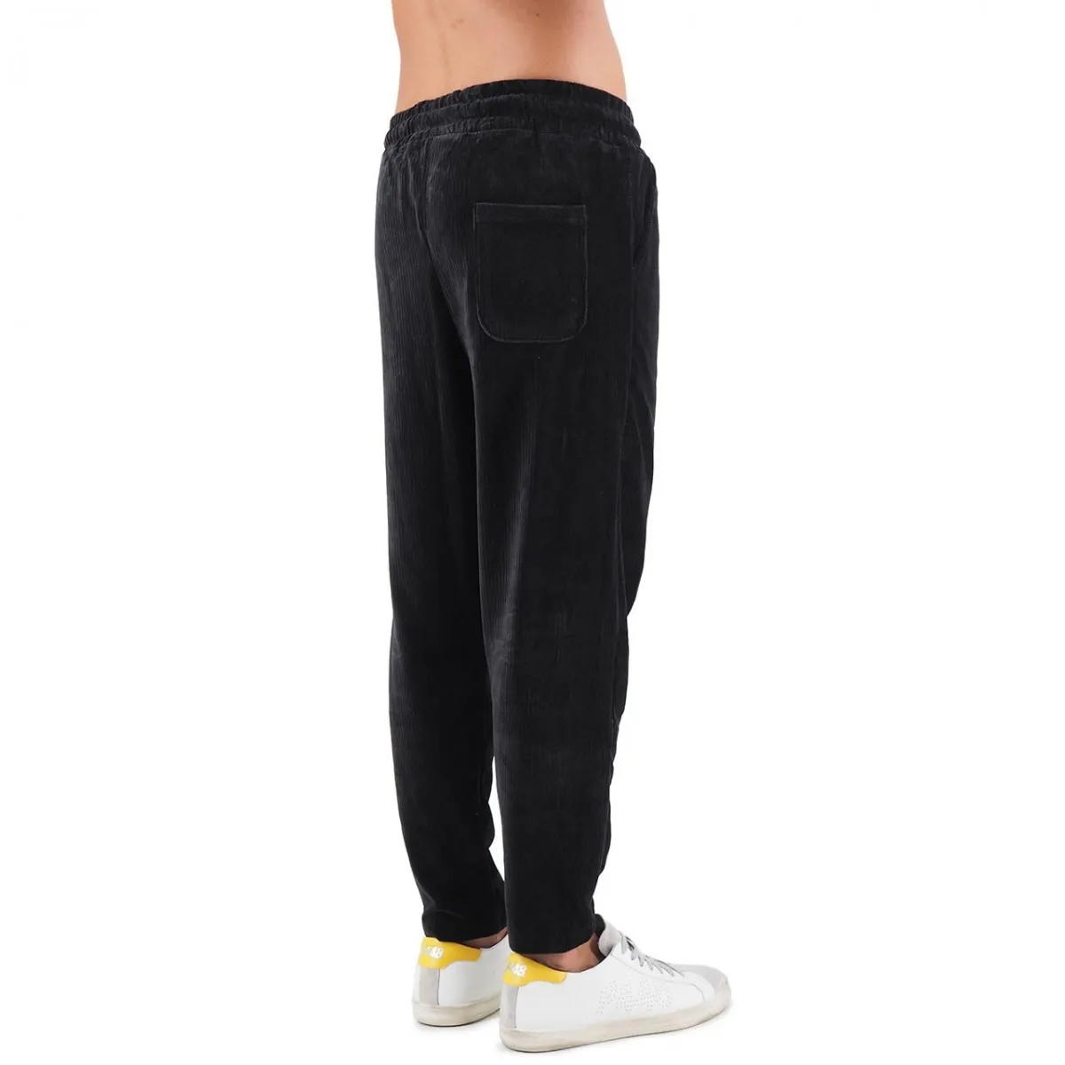 Basic Chenille Pants Nero