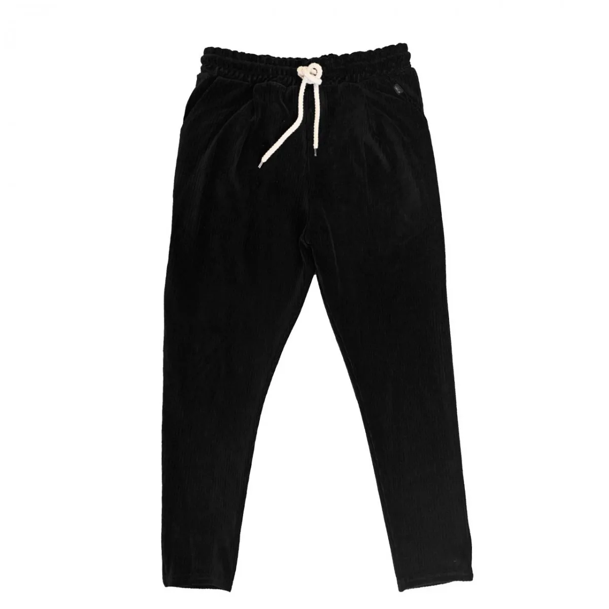 Basic Chenille Pants Nero