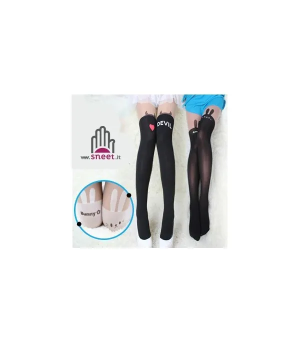 Collant devil rabbit cattie - Dream Shop