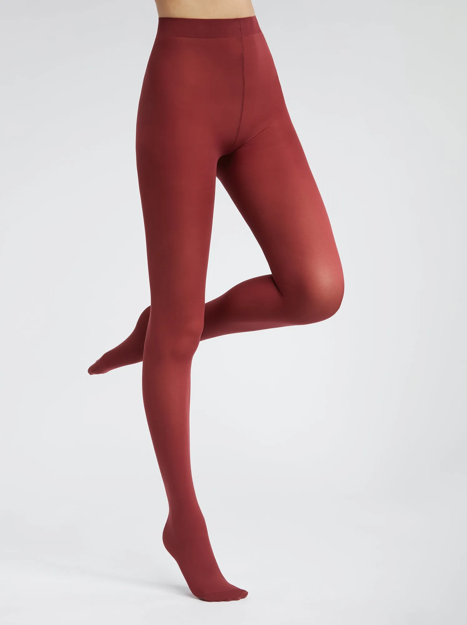 Collant opachi 'Dim' - ROSSO