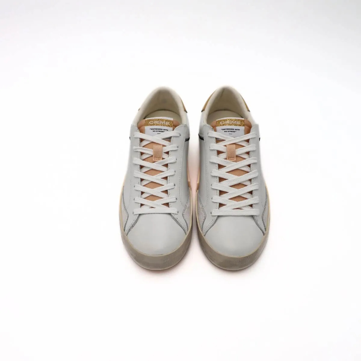 CRIME LONDON SNEAKER 27006 PP6.10 BIANCO/ROSA  