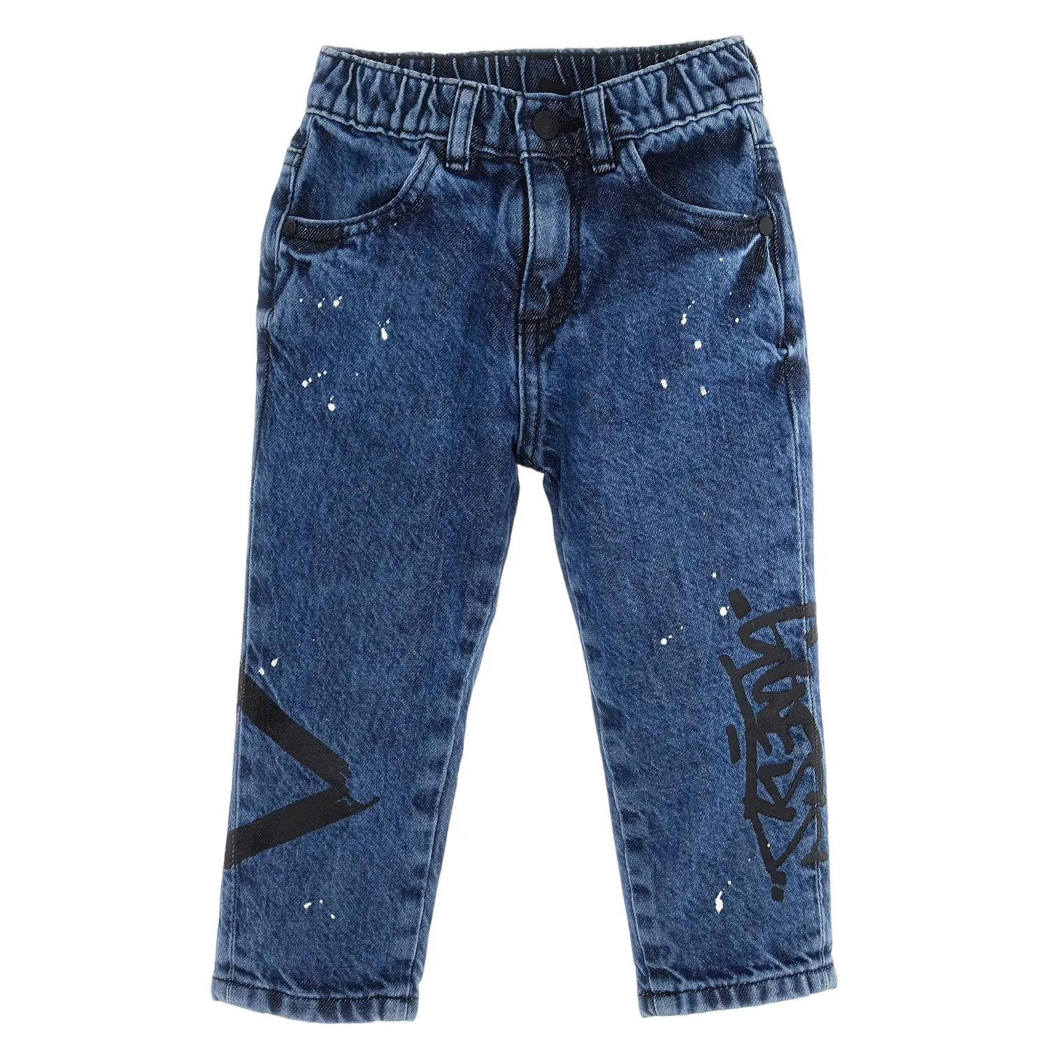 DENIM FASHION FIT PANTS GRAFFI