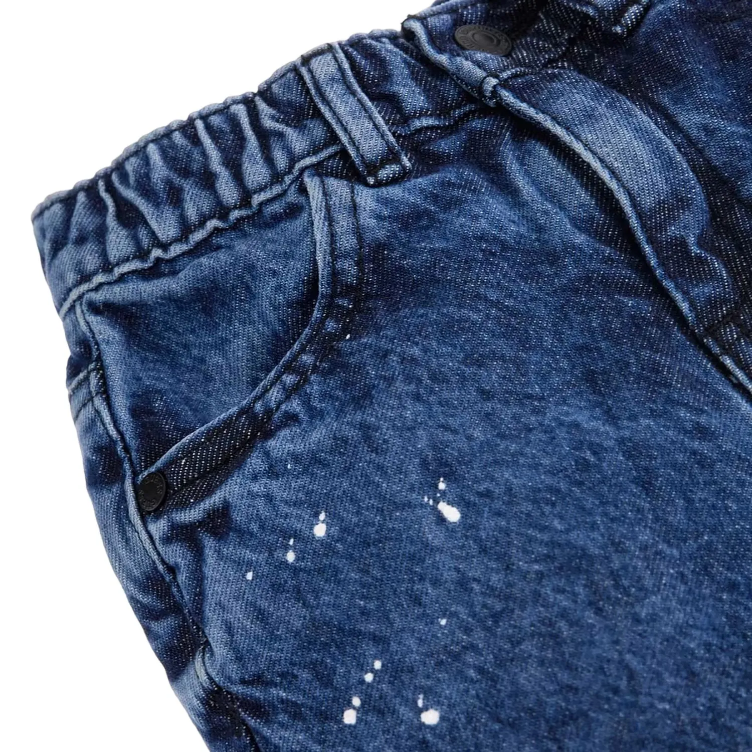 DENIM FASHION FIT PANTS GRAFFI