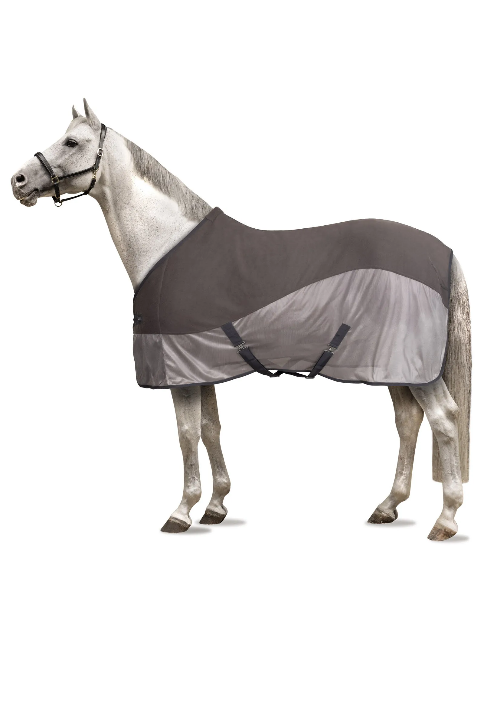 Horze Coperta termica in pile polar e inserti a rete