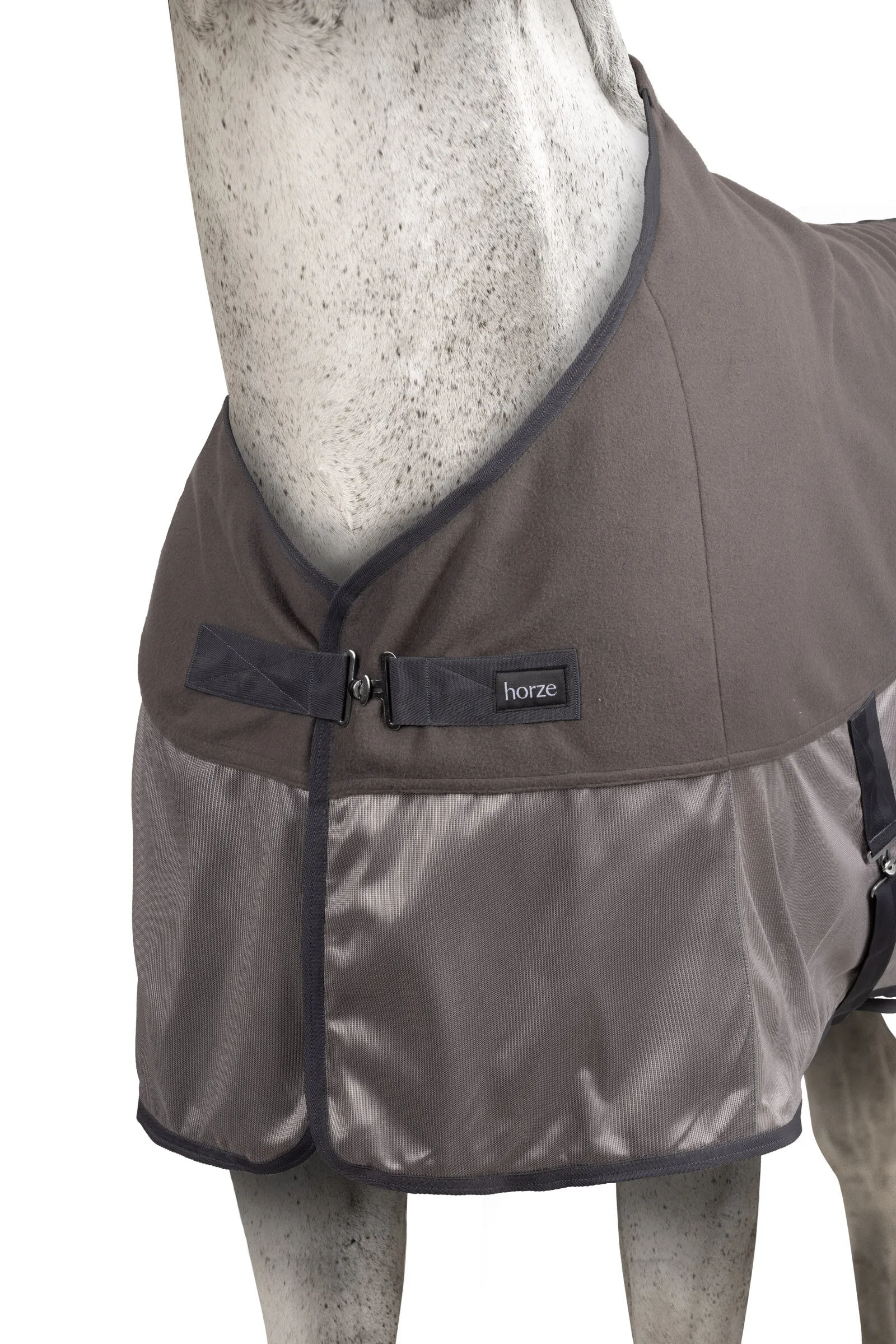Horze Coperta termica in pile polar e inserti a rete