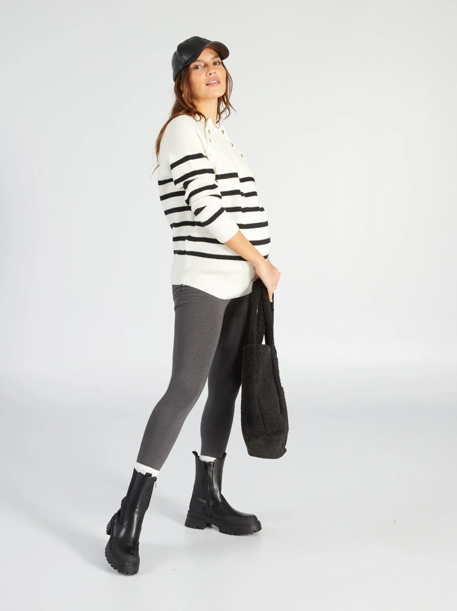 Leggings premaman - GRIGIO