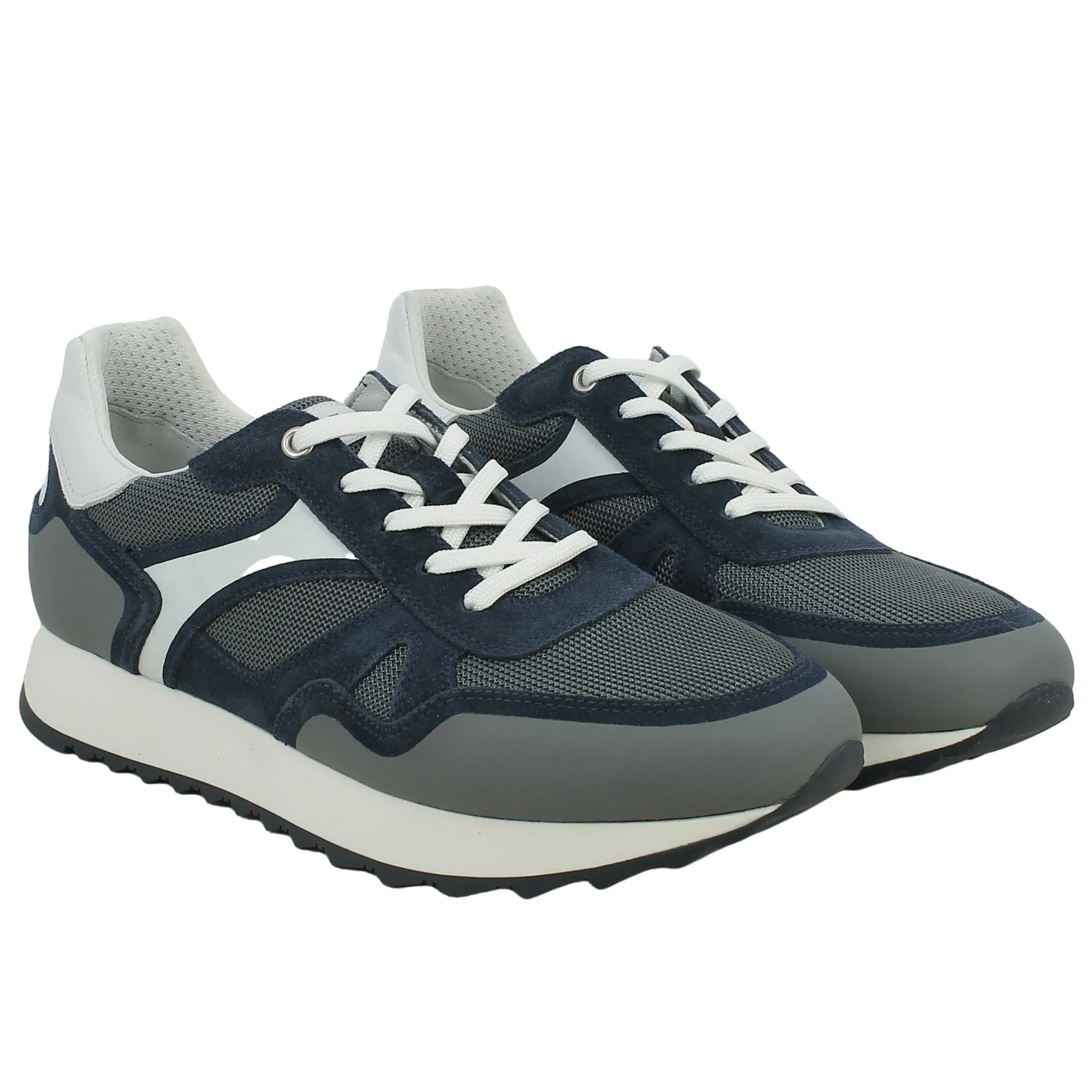 NeroGiardini  Sneaker blu e grigia 