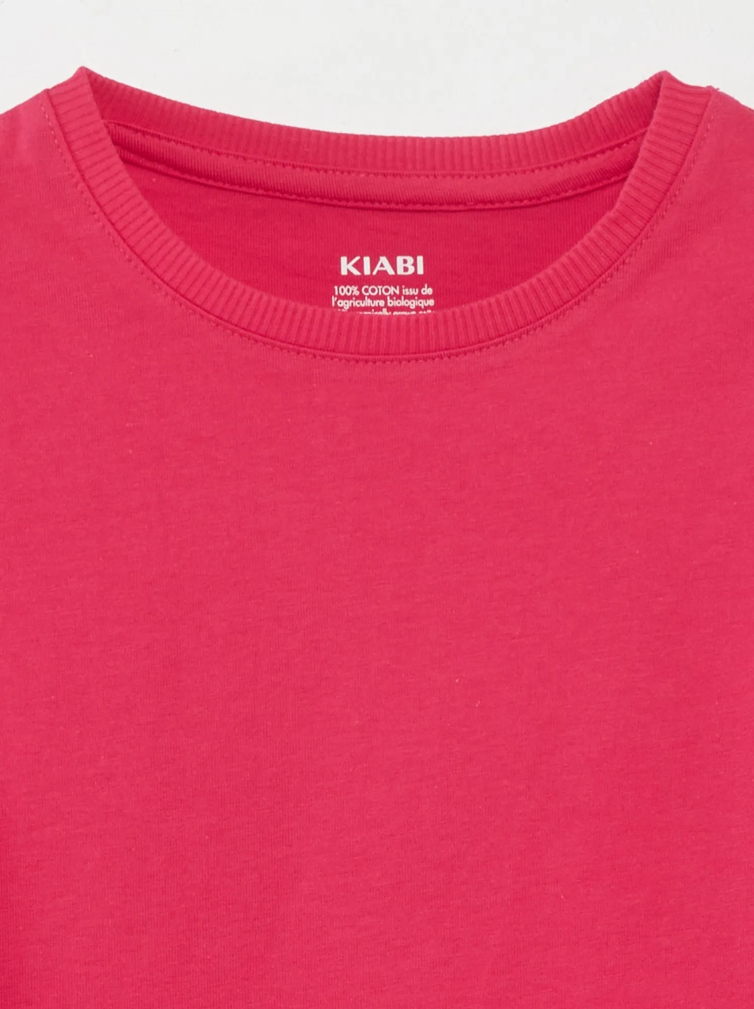 T-shirt in maglia jersey pesante - Tough Cotton - ROSA