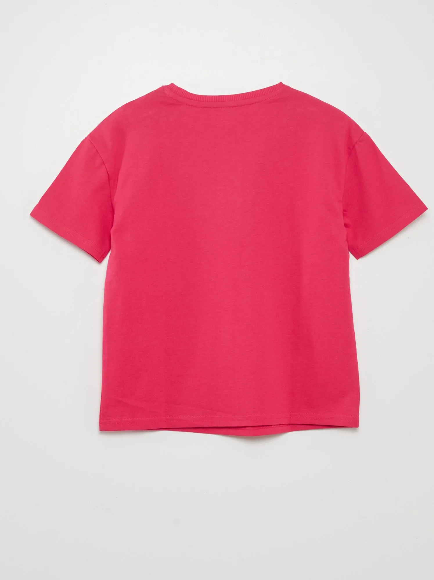 T-shirt in maglia jersey pesante - Tough Cotton - ROSA
